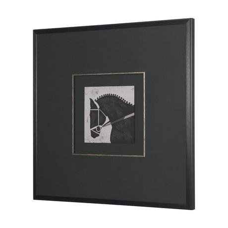 Steed 1 by Mercana Studio Hand-Embellished Framed Artwork Matted under Glass by Mercana at Eve Furniture
