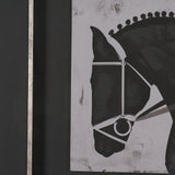 Steed 1 by Mercana Studio Hand-Embellished Framed Artwork Matted under Glass by Mercana at Eve Furniture