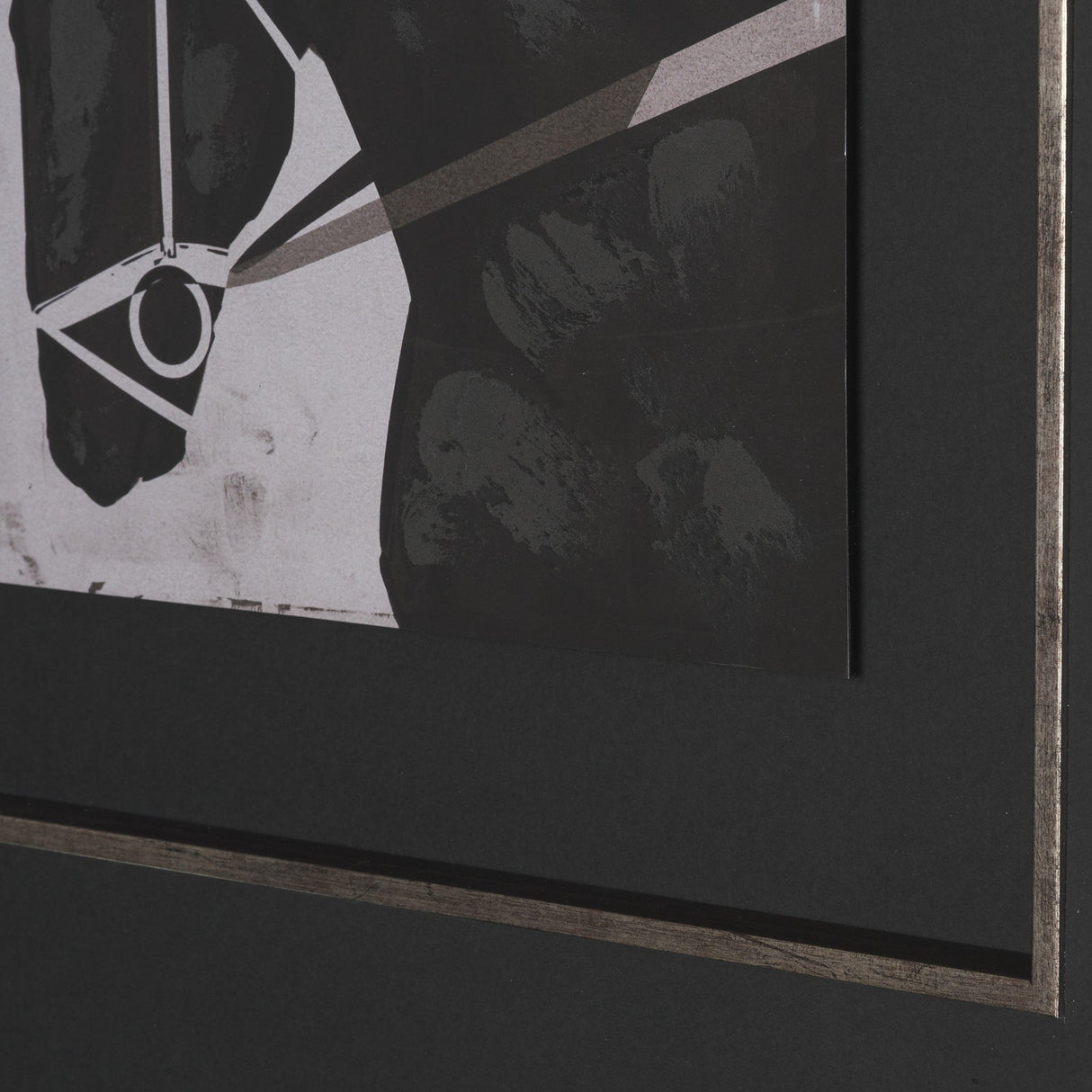 Steed 1 by Mercana Studio Hand-Embellished Framed Artwork Matted under Glass by Mercana at Eve Furniture