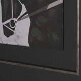 Steed 1 by Mercana Studio Hand-Embellished Framed Artwork Matted under Glass by Mercana at Eve Furniture