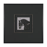 Steed 1 by Mercana Studio Hand-Embellished Framed Artwork Matted under Glass by Mercana at Eve Furniture