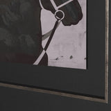 Steed 2 by Mercana Studio Hand-Embellished Framed Artwork Matted under Glass by Mercana at Eve Furniture