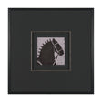 Steed 2 by Mercana Studio Hand-Embellished Framed Artwork Matted under Glass by Mercana at Eve Furniture