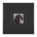 Steed 2 by Mercana Studio Hand-Embellished Framed Artwork Matted under Glass by Mercana at Eve Furniture