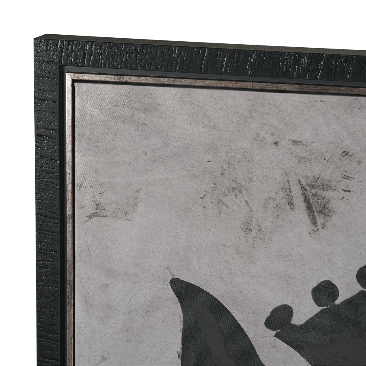 Steed 2 by Mercana Studio Hand-Embellished Textured Framed Canvas Artwork by Mercana at Eve Furniture
