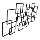 Steel Black Squares Wall Décor by MOES at Eve Furniture
