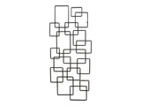 Steel Black Squares Wall Décor by MOES at Eve Furniture