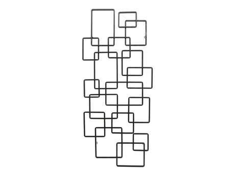 Steel Black Squares Wall Décor by MOES at Eve Furniture