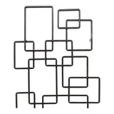 Steel Black Squares Wall Décor by Moe's Home at Eve Furniture
