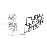 Steel Black Squares Wall Décor by Moe's Home at Eve Furniture