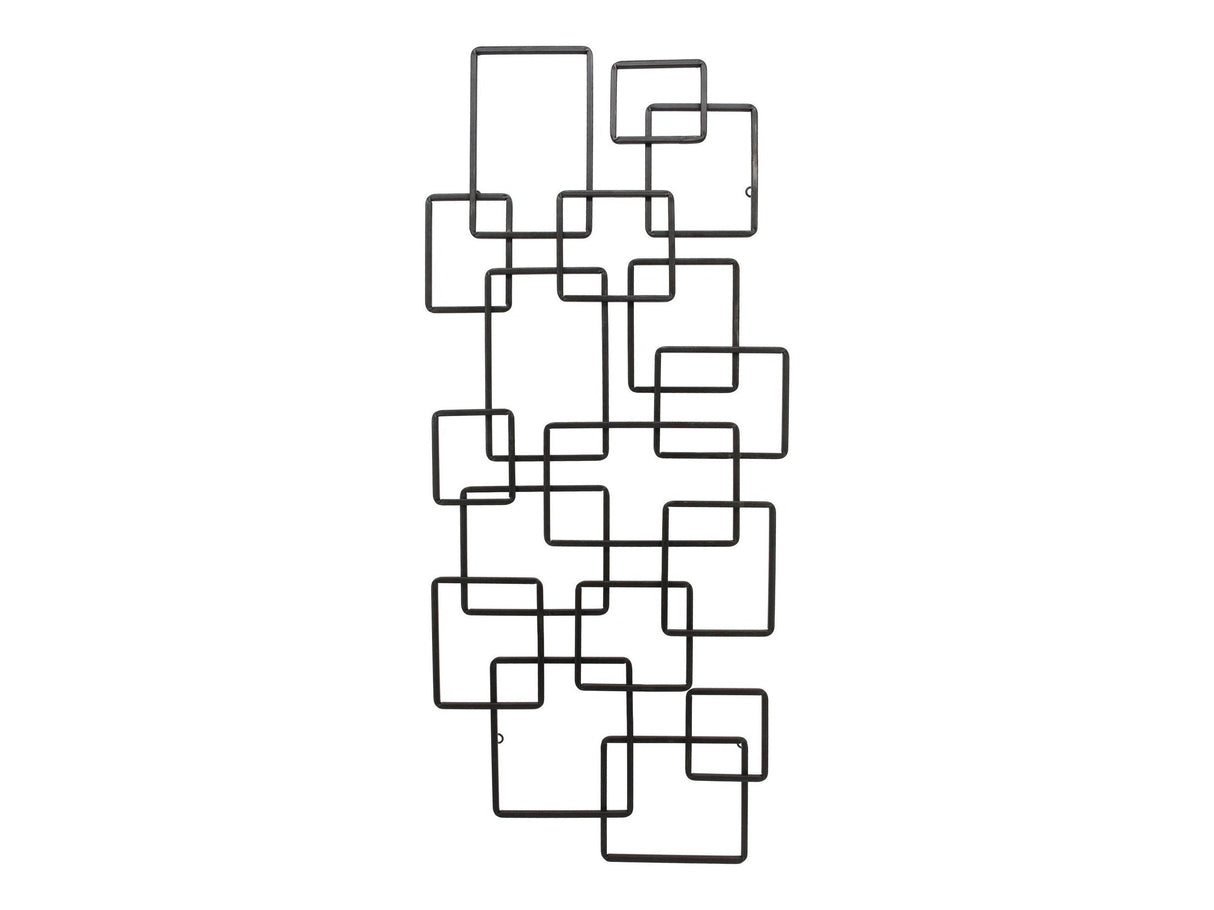 Steel Black Squares Wall Décor by Moe's Home at Eve Furniture