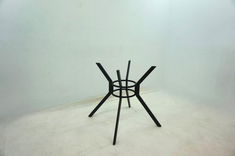 Steele Matte Black 48-inch Round Glass Top Dining Table by Coaster at Eve Furniture