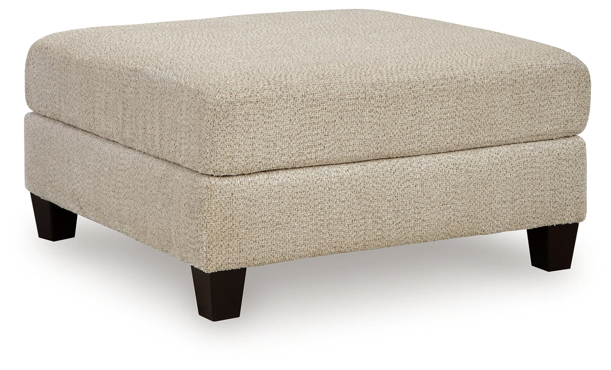 Steelwater Retreat Latte Oversized Accent Ottoman by Ashley at Eve Furniture