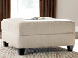 Steelwater Retreat Latte Oversized Accent Ottoman by Ashley at Eve Furniture