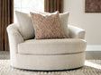 Steelwater Retreat Latte Oversized Swivel Accent Chair by Ashley at Eve Furniture