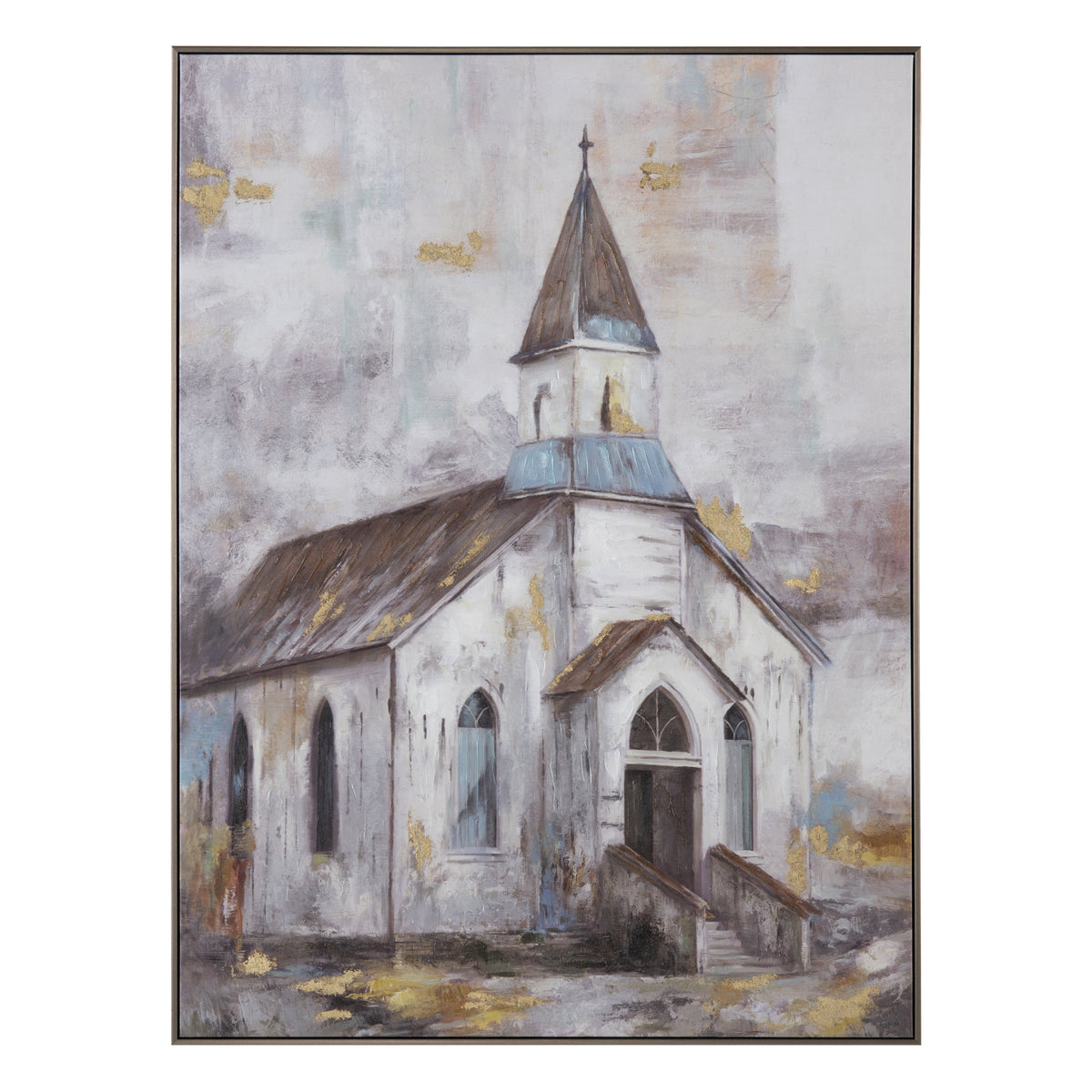 Steeple Blue/Brown Canvas by Crestview at Eve Furniture