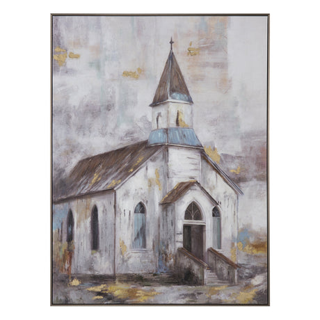 Steeple Blue/Brown Canvas by Crestview at Eve Furniture