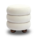 Stefanie Velvet Ottoman by TOV Furniture at Eve Furniture