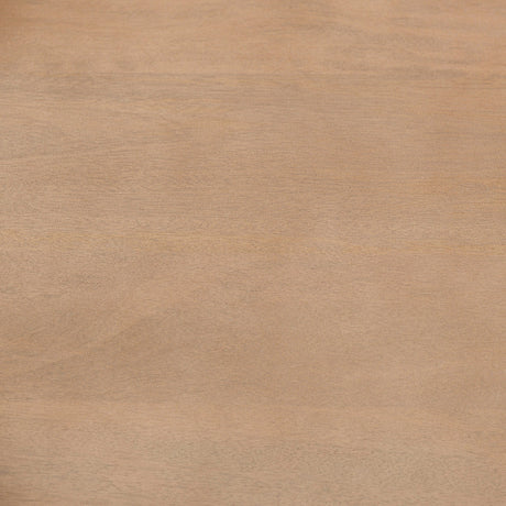 Steinbeck Light Brown Wooden Iron Frame Office Desk by Mercana at Eve Furniture