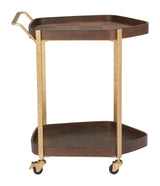 Stela Walnut Bar Cart by Zuomod at Eve Furniture