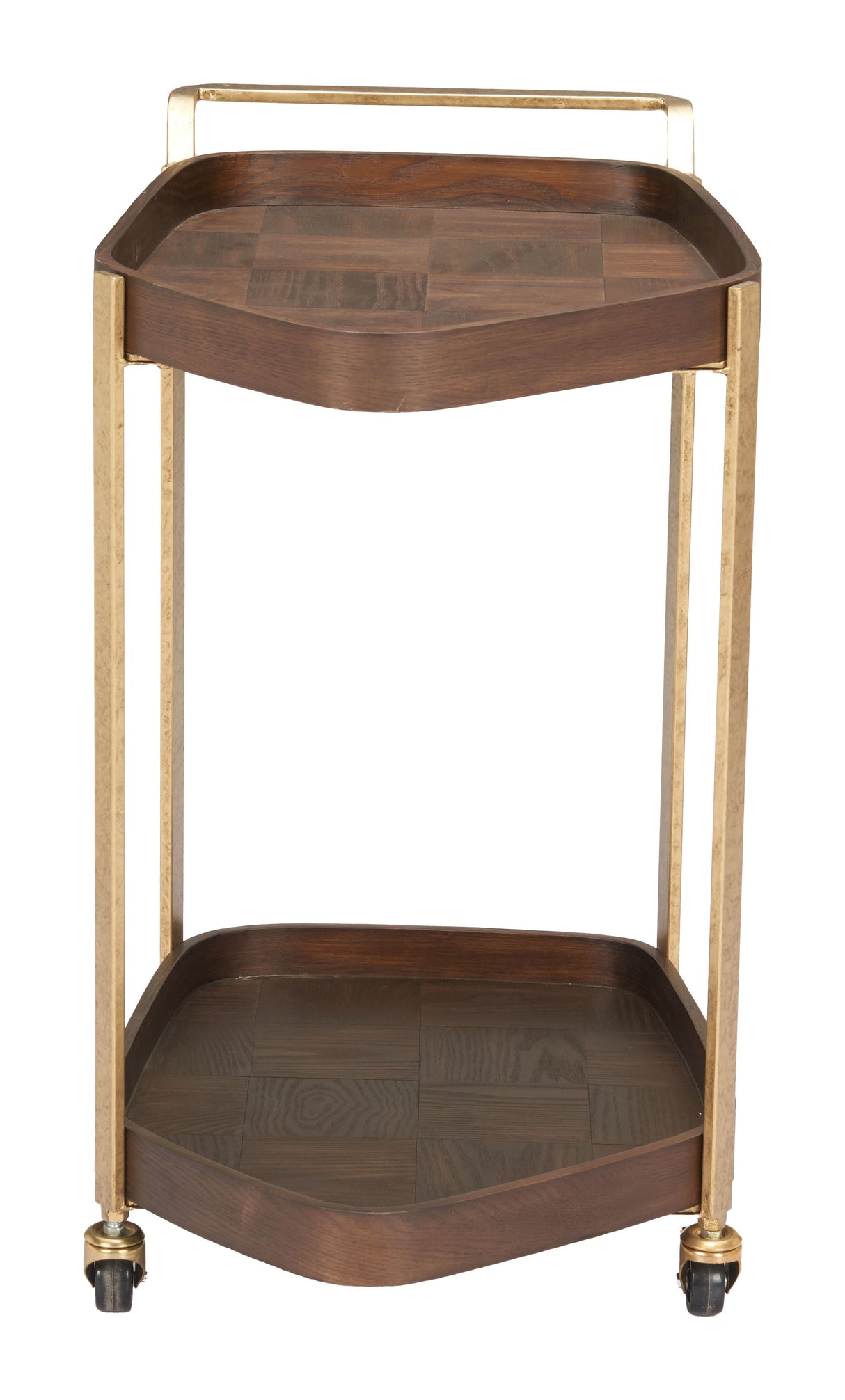 Stela Walnut Bar Cart by Zuomod at Eve Furniture