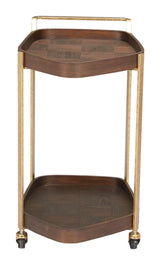 Stela Walnut Bar Cart by Zuomod at Eve Furniture