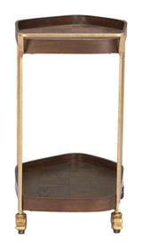 Stela Walnut Bar Cart by Zuomod at Eve Furniture