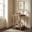 Stela Walnut Bar Cart by Zuomod at Eve Furniture