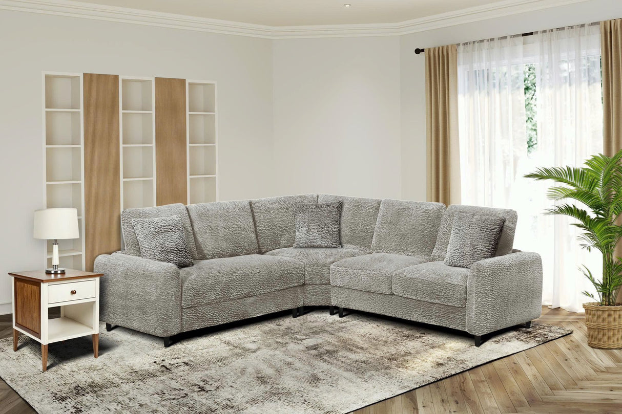 Stella Beige Sectional by Happy Homes at Eve Furniture