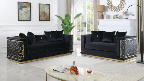 Stella Black Living Room Set by New Era Innovations at Eve Furniture