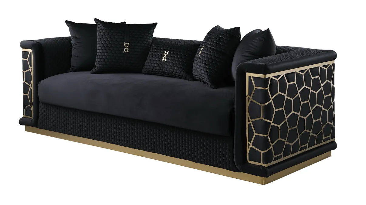 Stella Black Living Room Set by New Era Innovations at Eve Furniture