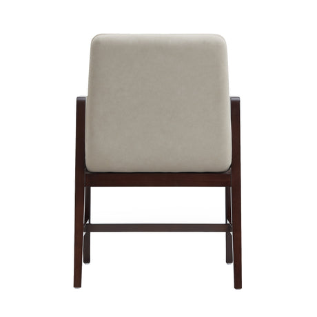 Stella Dining Armchair in Champagne by Manhattan Comfort at Eve Furniture