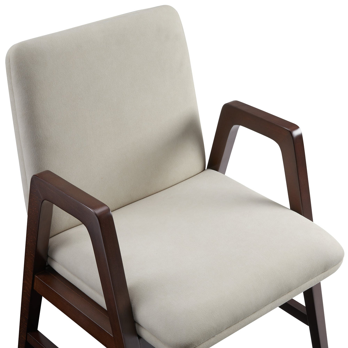 Stella Dining Armchair in Champagne by Manhattan Comfort at Eve Furniture