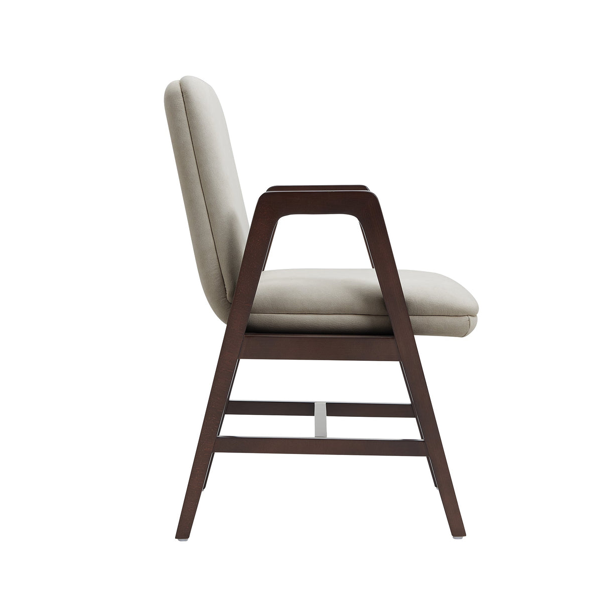 Stella Dining Armchair in Champagne by Manhattan Comfort at Eve Furniture