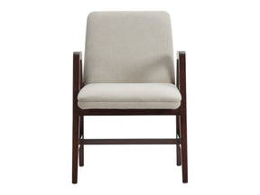 Stella Dining Armchair in Champagne by Manhattan Comfort at Eve Furniture