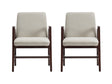 Stella Dining Armchair in Champagne (set of 2) by Manhattan Comfort at Eve Furniture