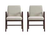 Stella Dining Armchair in Champagne (set of 2) by Manhattan Comfort at Eve Furniture
