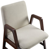 Stella Dining Armchair in Champagne (set of 4) by Manhattan Comfort at Eve Furniture
