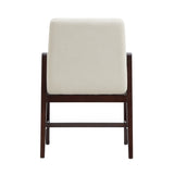 Stella Dining Armchair in Cream by Manhattan Comfort at Eve Furniture