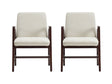 Stella Dining Armchair in Cream (set of 2) by Manhattan Comfort at Eve Furniture