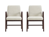 Stella Dining Armchair in Cream (set of 2) by Manhattan Comfort at Eve Furniture