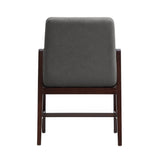 Stella Dining Armchair in Graphite by Manhattan Comfort at Eve Furniture
