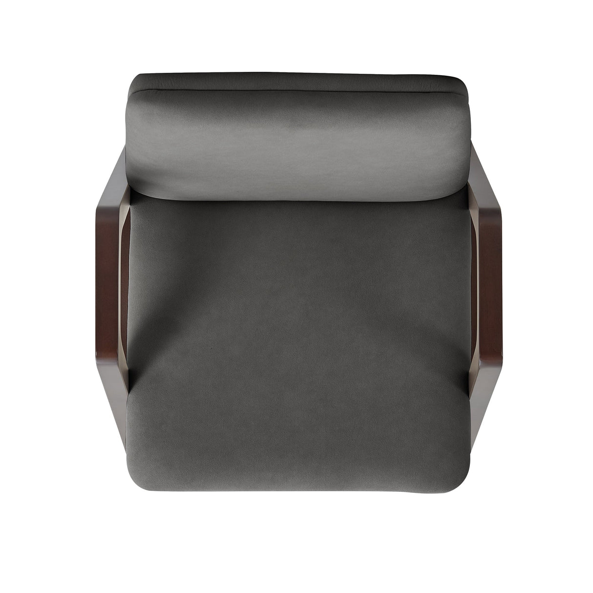 Stella Dining Armchair in Graphite by Manhattan Comfort at Eve Furniture