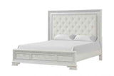 Stella Mia Creamy White 5-Piece Queen Bedroom Set by Furniture of America at Eve Furniture