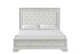 Stella Mia Creamy White 5-Piece Queen Bedroom Set by Furniture of America at Eve Furniture