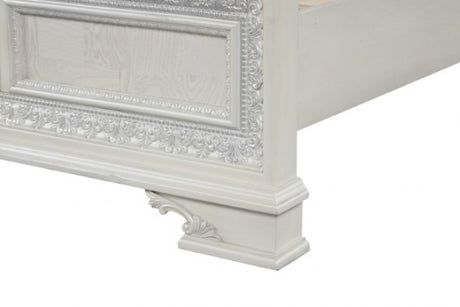 Stella Mia Creamy White 5-Piece Queen Bedroom Set by Furniture of America at Eve Furniture