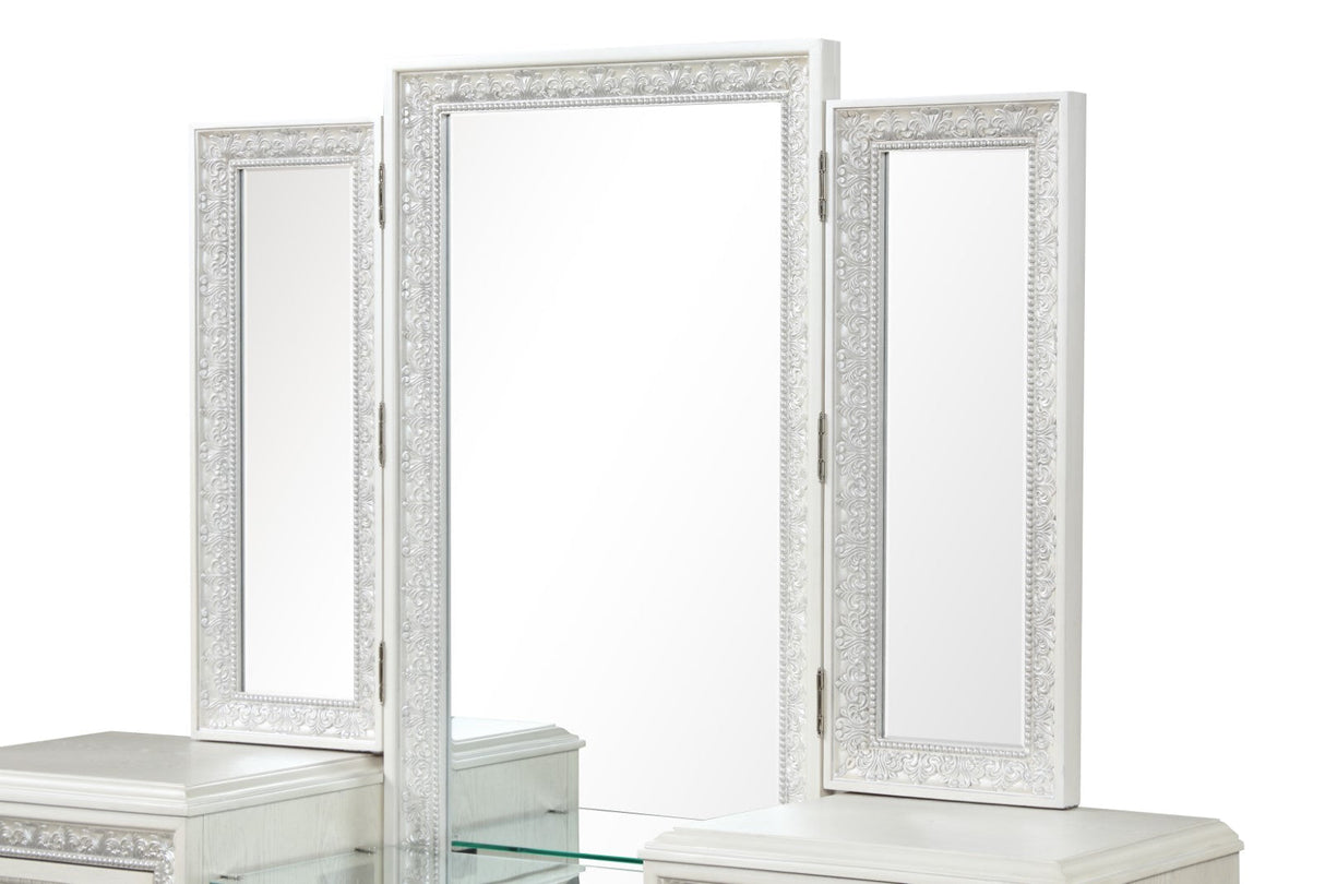 Stella Mia Creamy White Vanity by Furniture of America at Eve Furniture