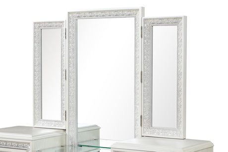 Stella Mia Creamy White Vanity by Furniture of America at Eve Furniture