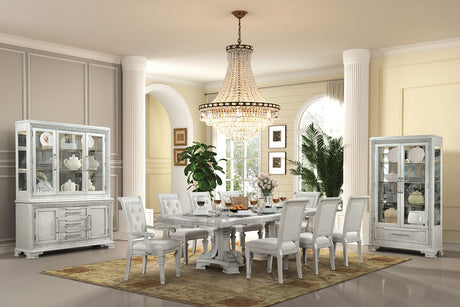 Stella Mia Ivory Chair (Set of 2) by Furniture of America at Eve Furniture