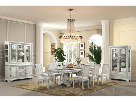 Stella Mia Ivory 9 Piece Dining Set by Furniture of America at Eve Furniture